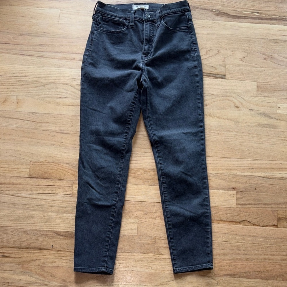 High-Rise Slim Women's Madewell Jeans 11” Roadtripper in Washed Black